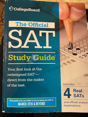 THE OFFICIAL SAT STUDY GUIDE( NO RETURNABLE) used book depot