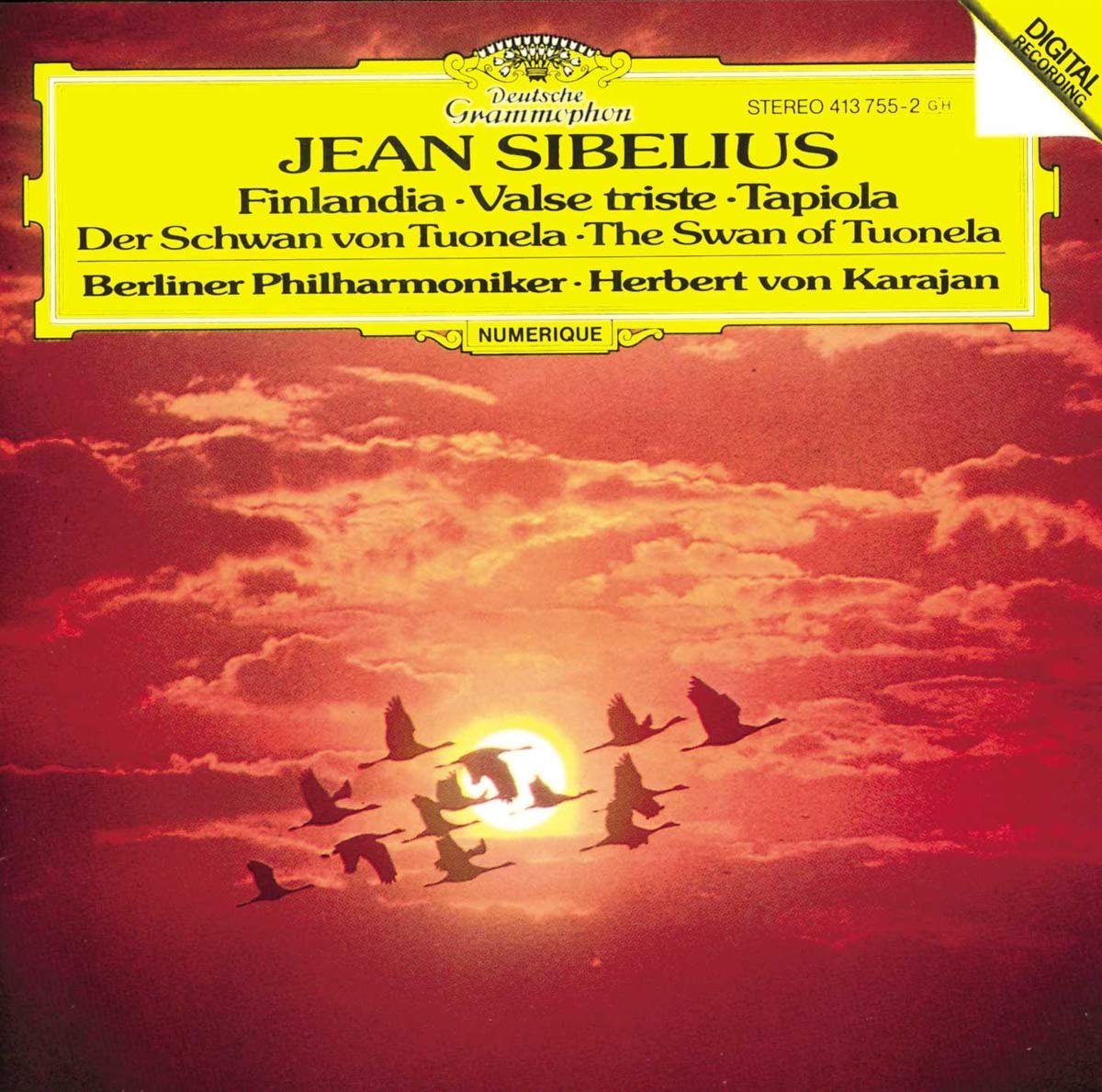 Jean Sibelius: Finlandia; Valse Triste; Tapiola; Der Schwan von Tuonela; The Swan of Tuonela used book depot