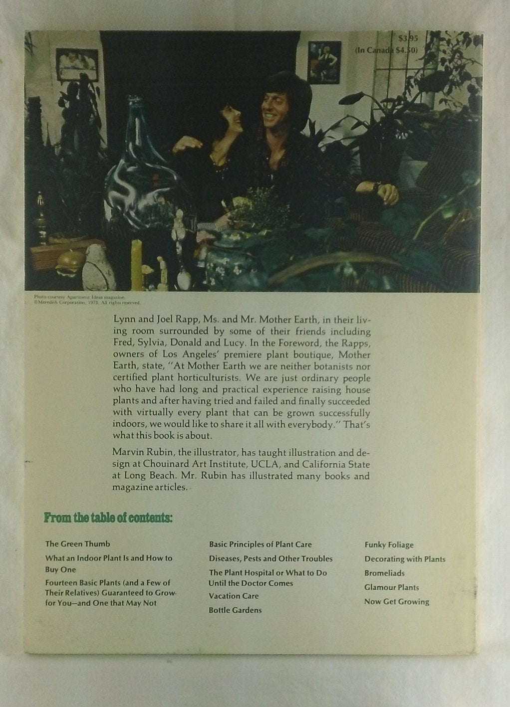 Mother Earth's Hassle-Free Indoor Plant Book used book depot