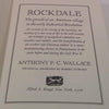 Rockdale: The growth of an American village in the early industrial revolution