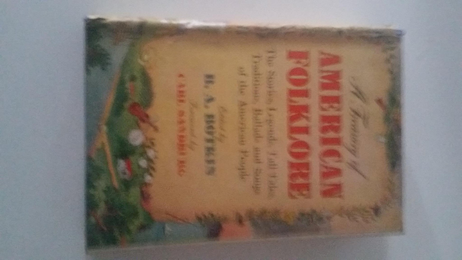 A Treasury of American Folklore used book depot