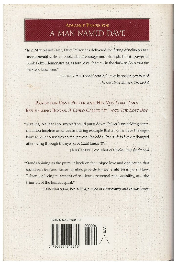A Man Named Dave: A Story of Triumph and Forgiveness used book depot