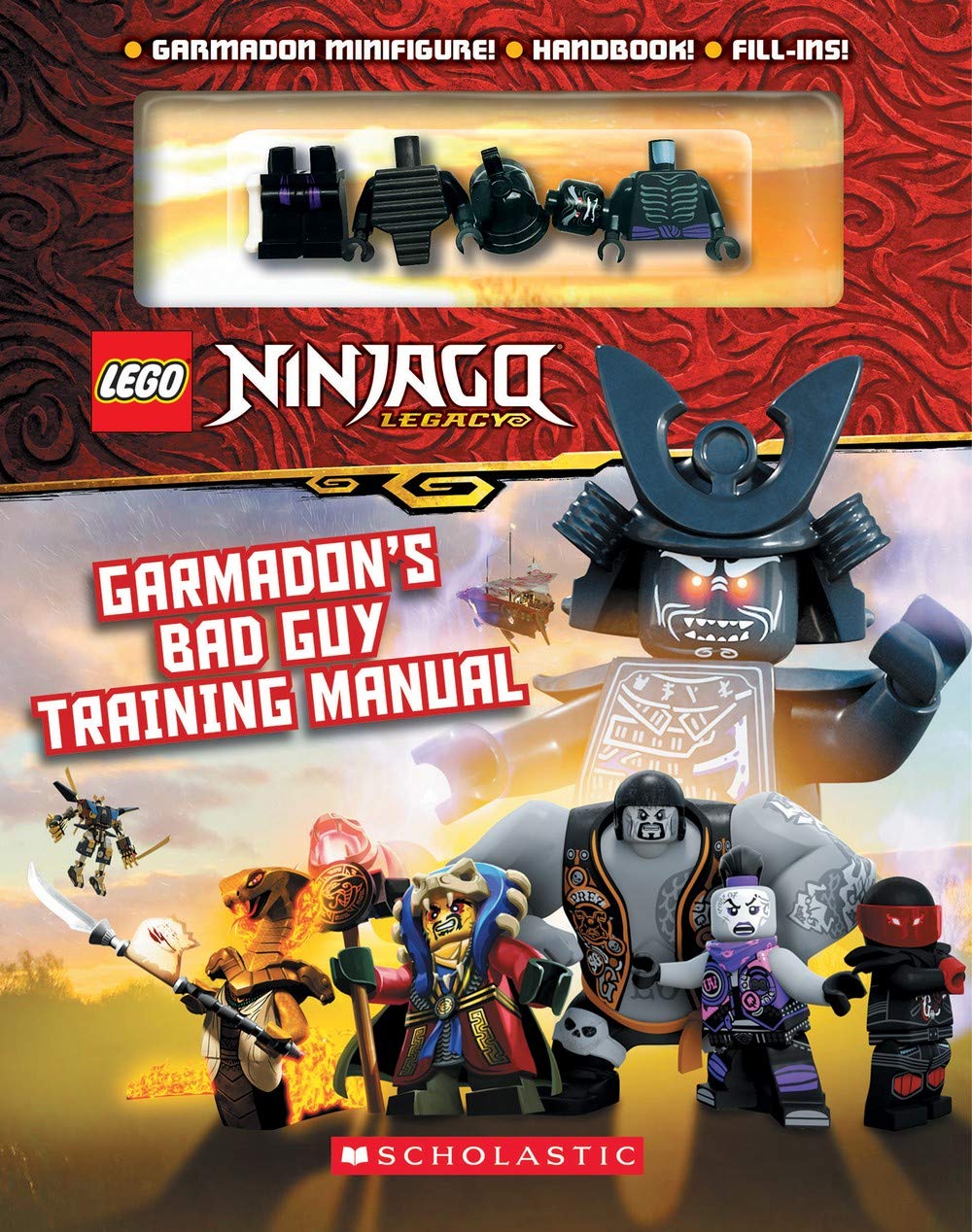 LEGO Ninjago: Garmadon's Bad Guy Training Manual (with Garmadon minifigure) (LEGO Ninjago - Masters of Spinjitzu) used book depot