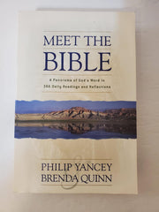 Meet the Bible: A Panorama of God's Word in 366 Daily Readings and Reflections used book depot