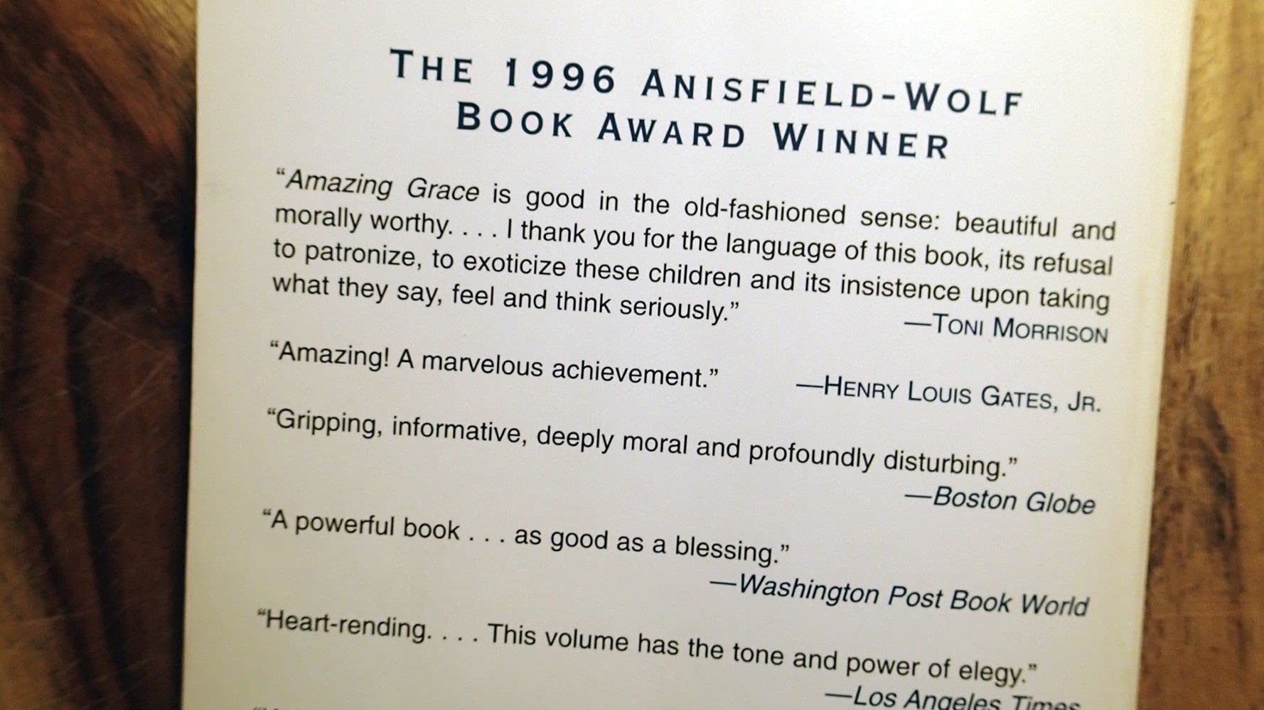 Amazing Grace: The Lives of Children and the Conscience of a Nation used book depot