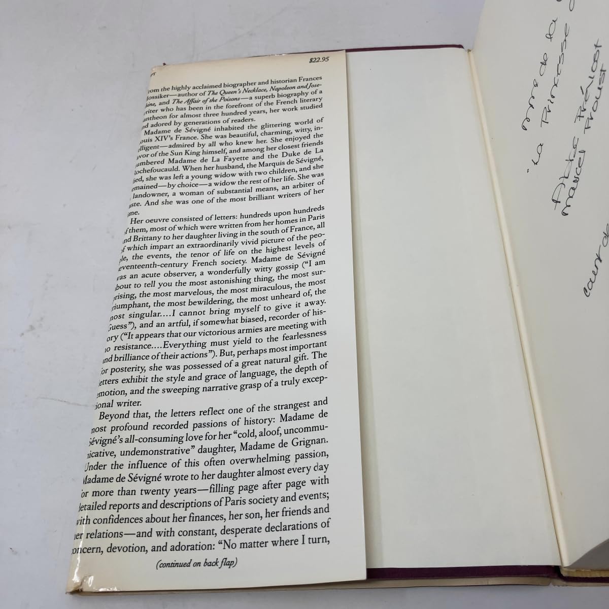 Madame De Sevigne used book depot
