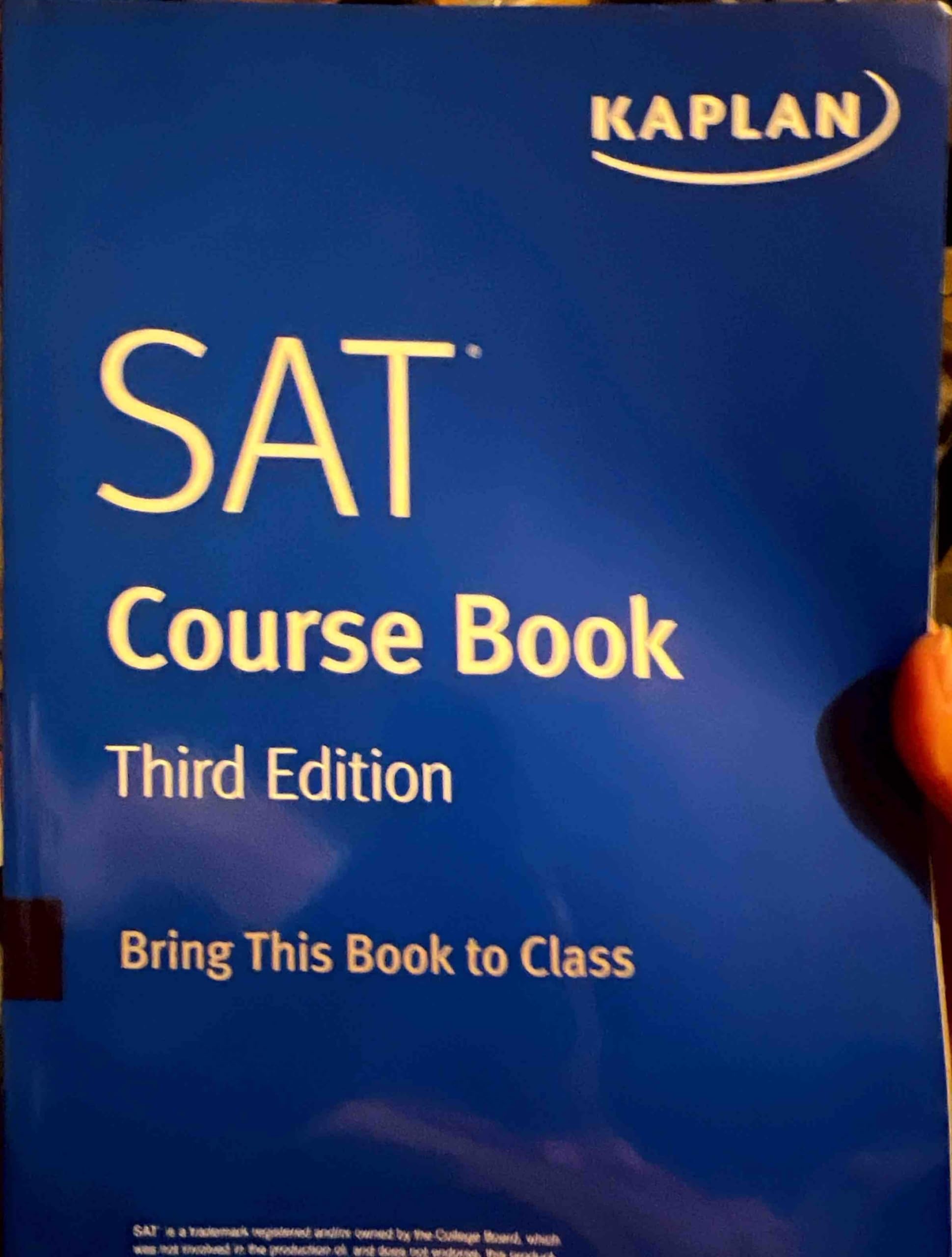 SAT Course Book , Third Edition used book depot
