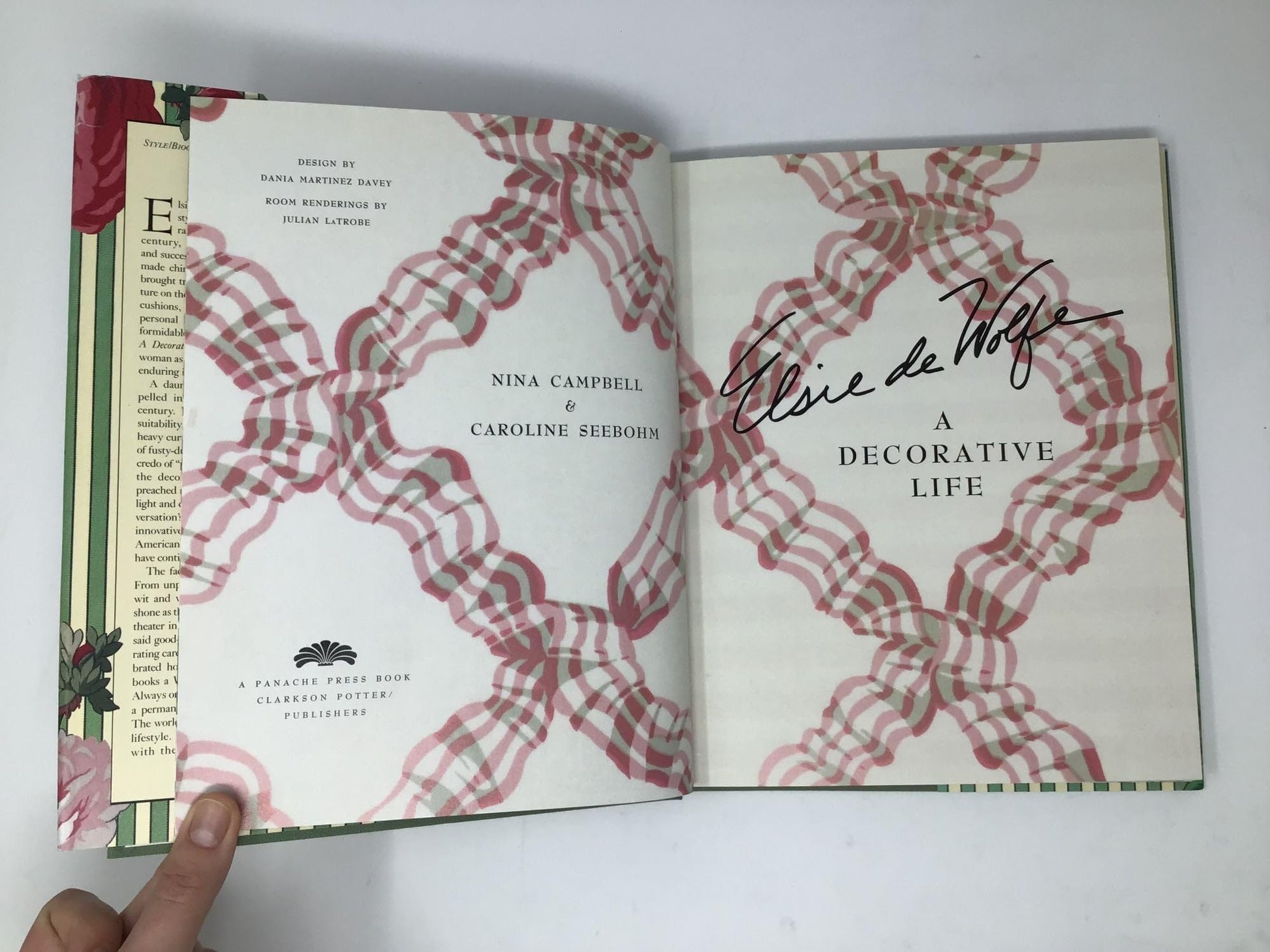 Elsie De Wolfe: A Decorative Life: (Panache) used book depot