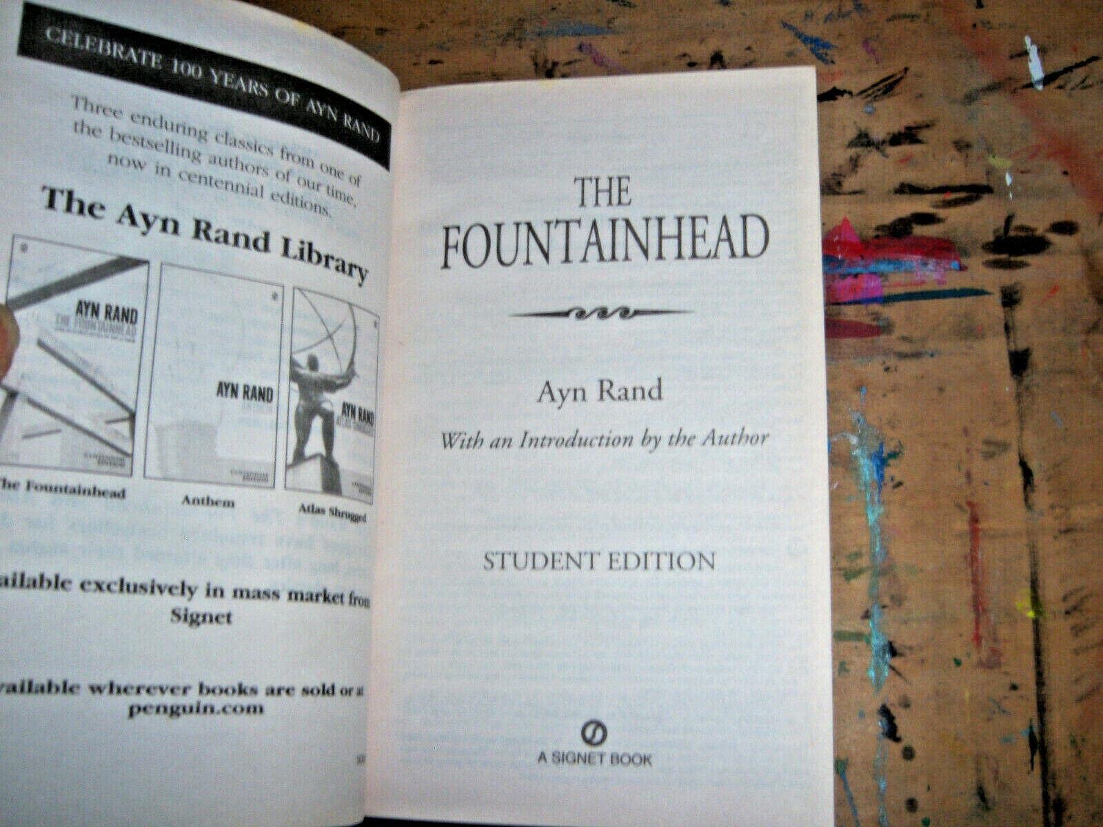 The Fountainhead (Student Edition) used book depot