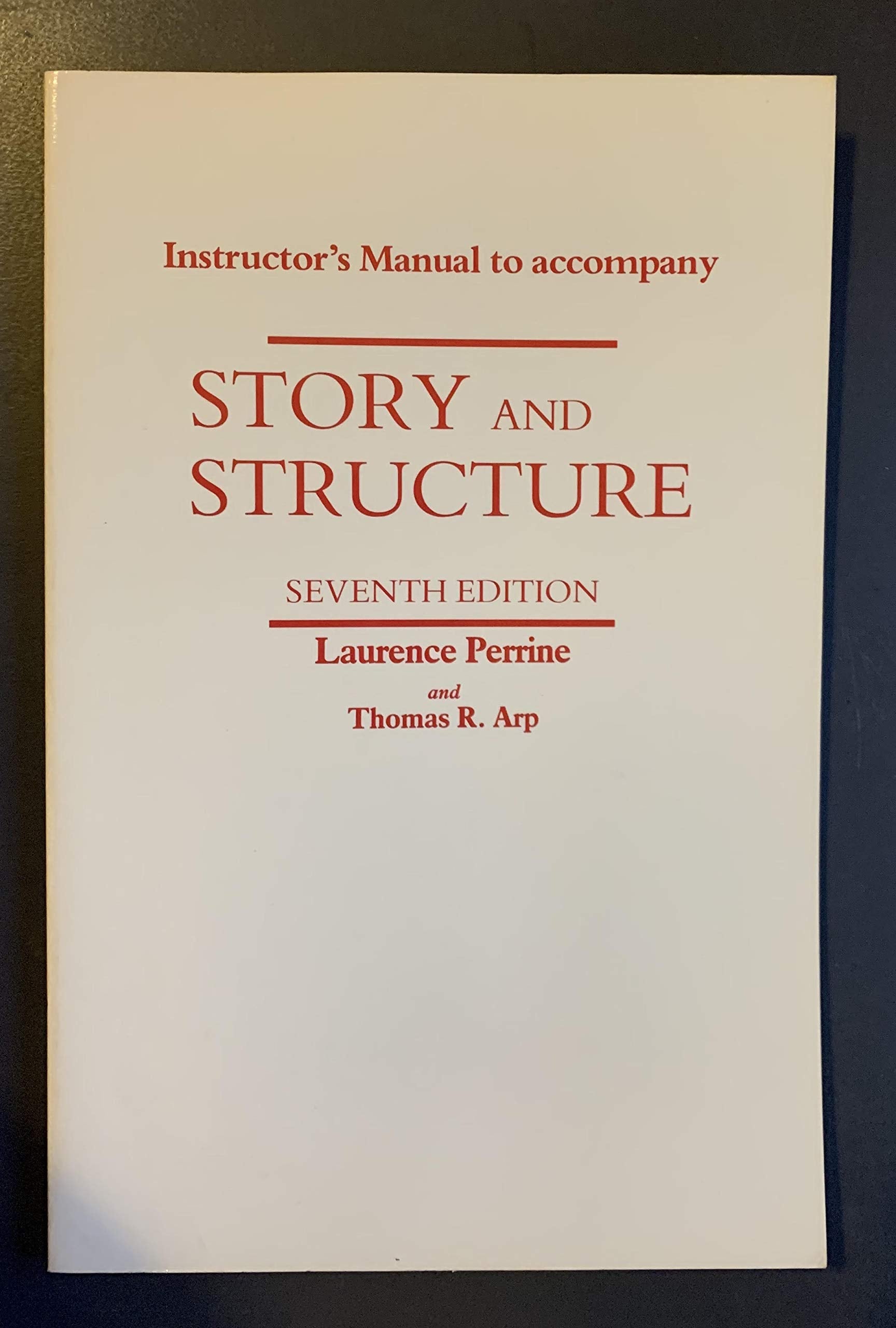 Story and Structure used book depot