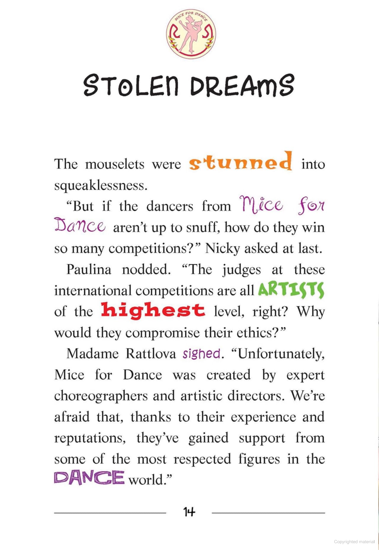 Thea Stilton and the Dancing Shadows (Thea Stilton #14): A Geronimo Stilton Adventure used book depot