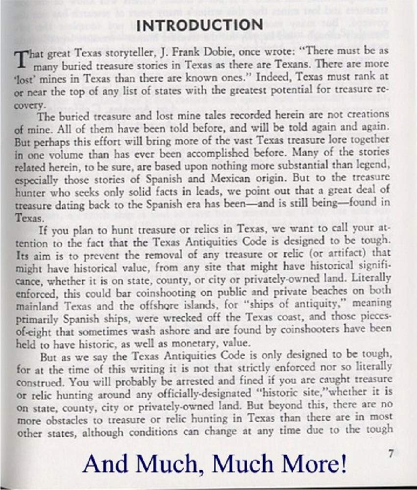 Guide to Treasure in Texas