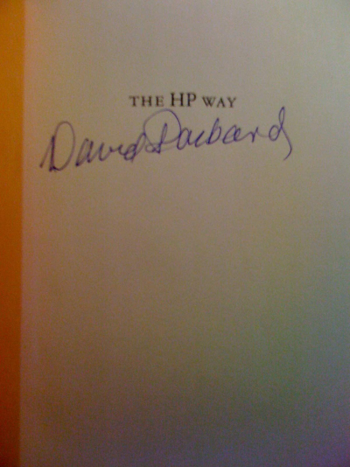 The HP Way: How Bill Hewlett and I Built Our Company used book depot