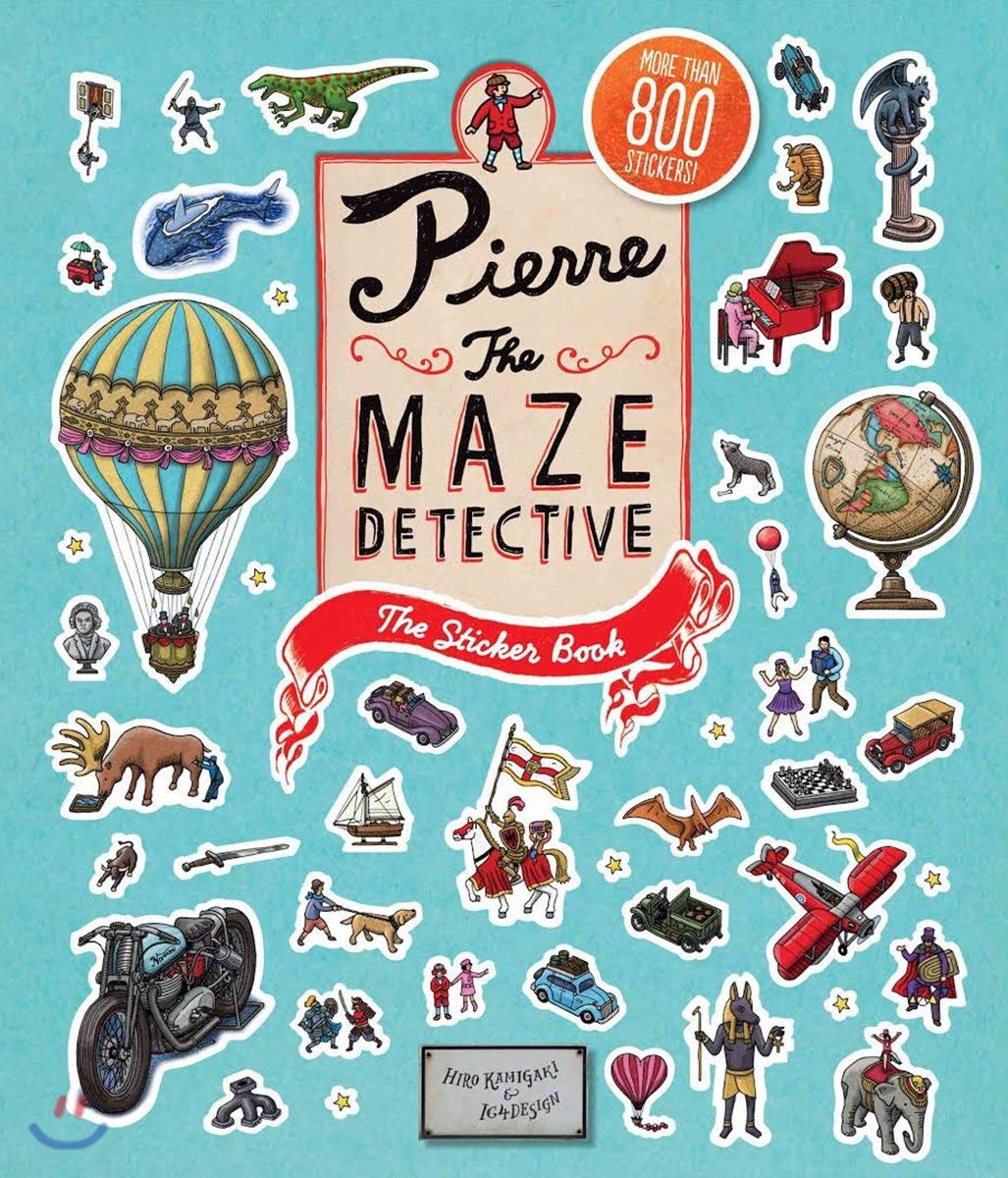 Pierre the Maze Detective: The Sticker Book used book depot