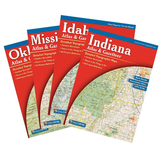 Arkansas Atlas & Gazetteer (Delorme Atlas & Gazetteer)