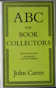 ABC for Book Collectors used book depot