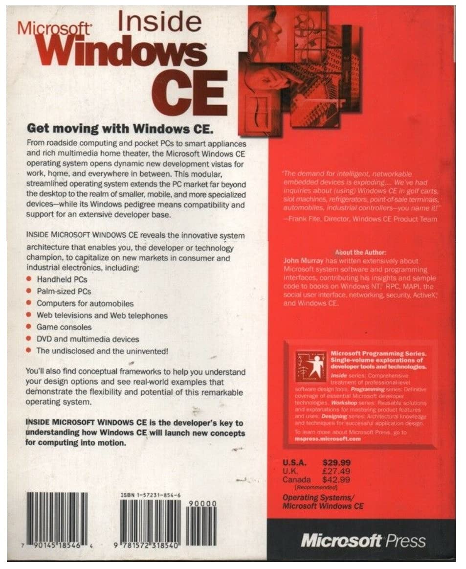 Inside Microsoft Windows CE (Microsoft Programming Series) used book depot