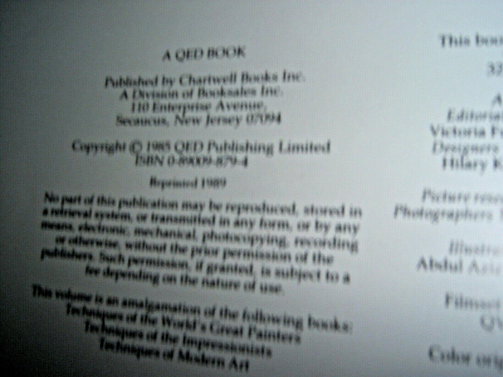 Techniques of the Great Masters of Art used book depot