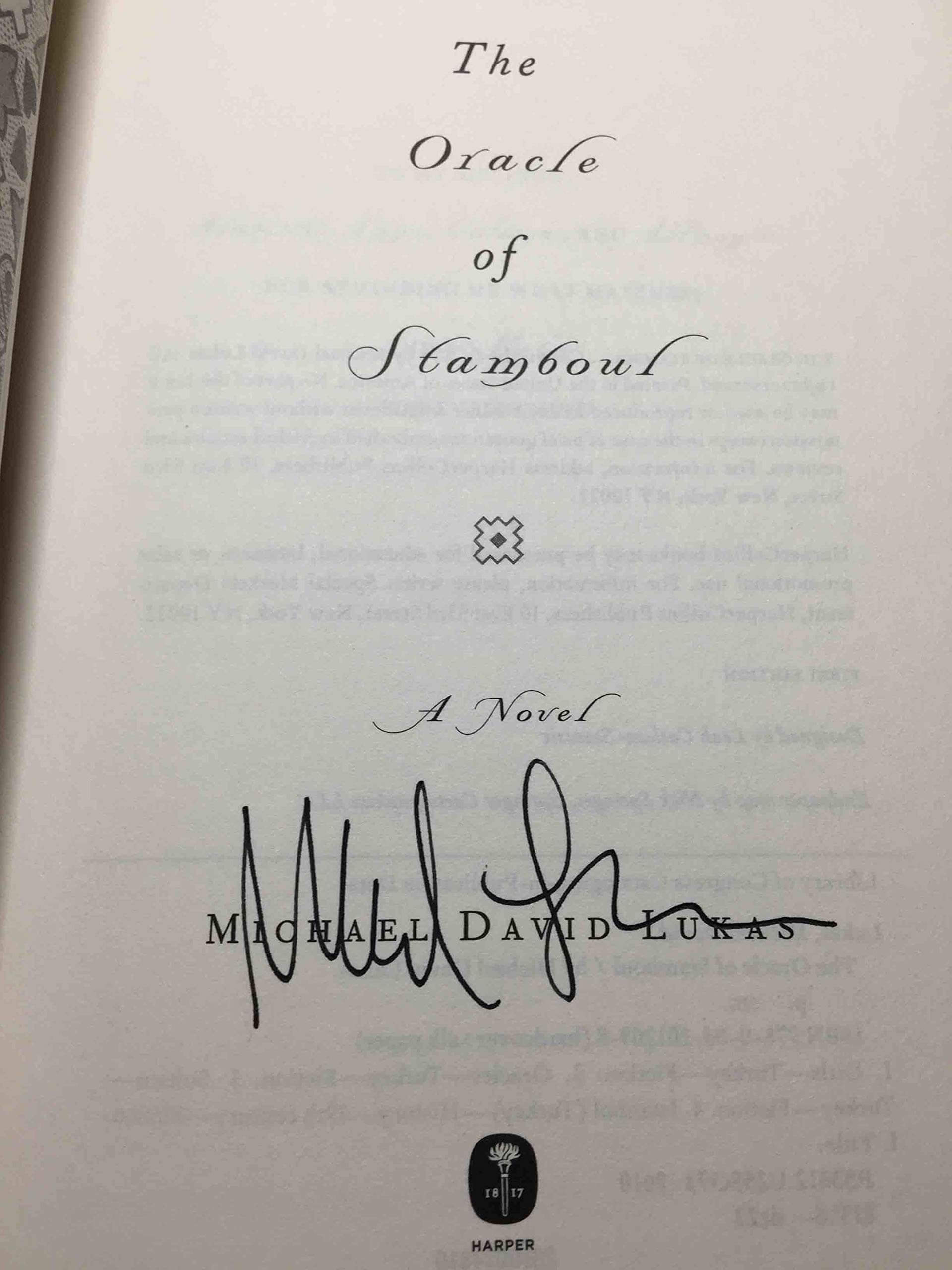 The Oracle of Stamboul: A Novel used book depot