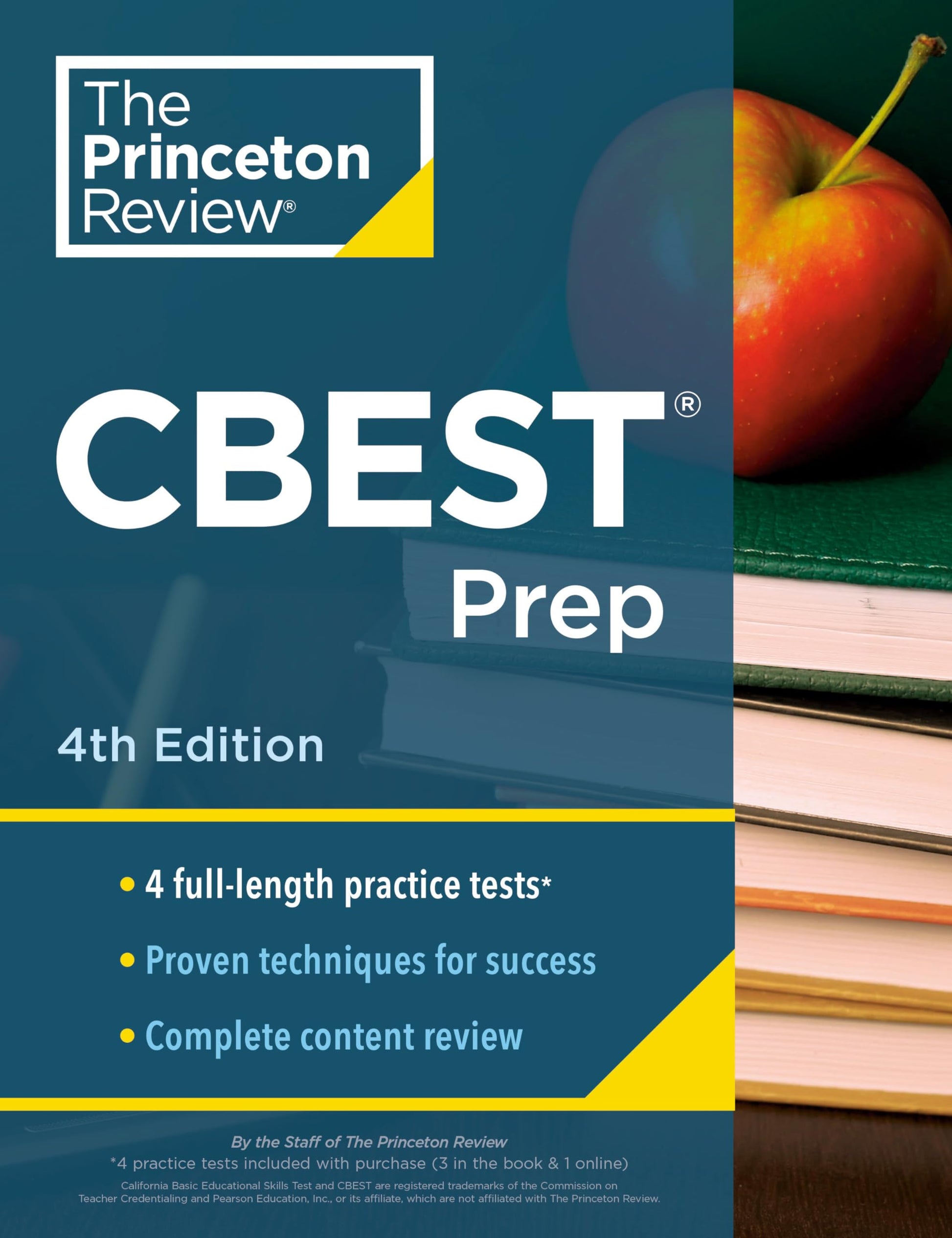 Princeton Review CBEST Prep, 4th Edition: 3 Practice Tests + Content Review + Strategies to Master the California Basic Educational Skills Test (Professional Test Preparation) used book depot