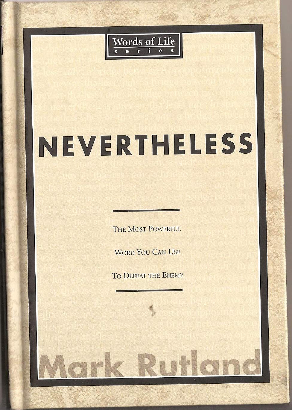Nevertheless: Discover personal strength in one word used book depot