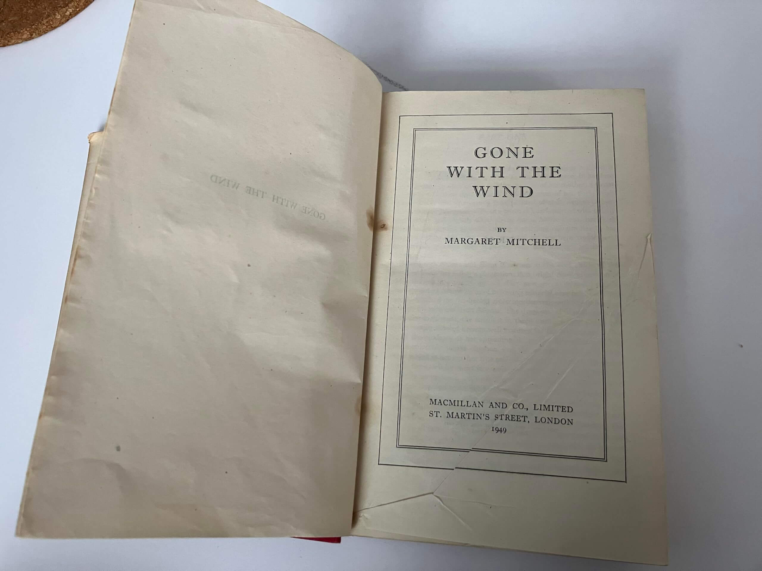 Gone With the Wind used book depot