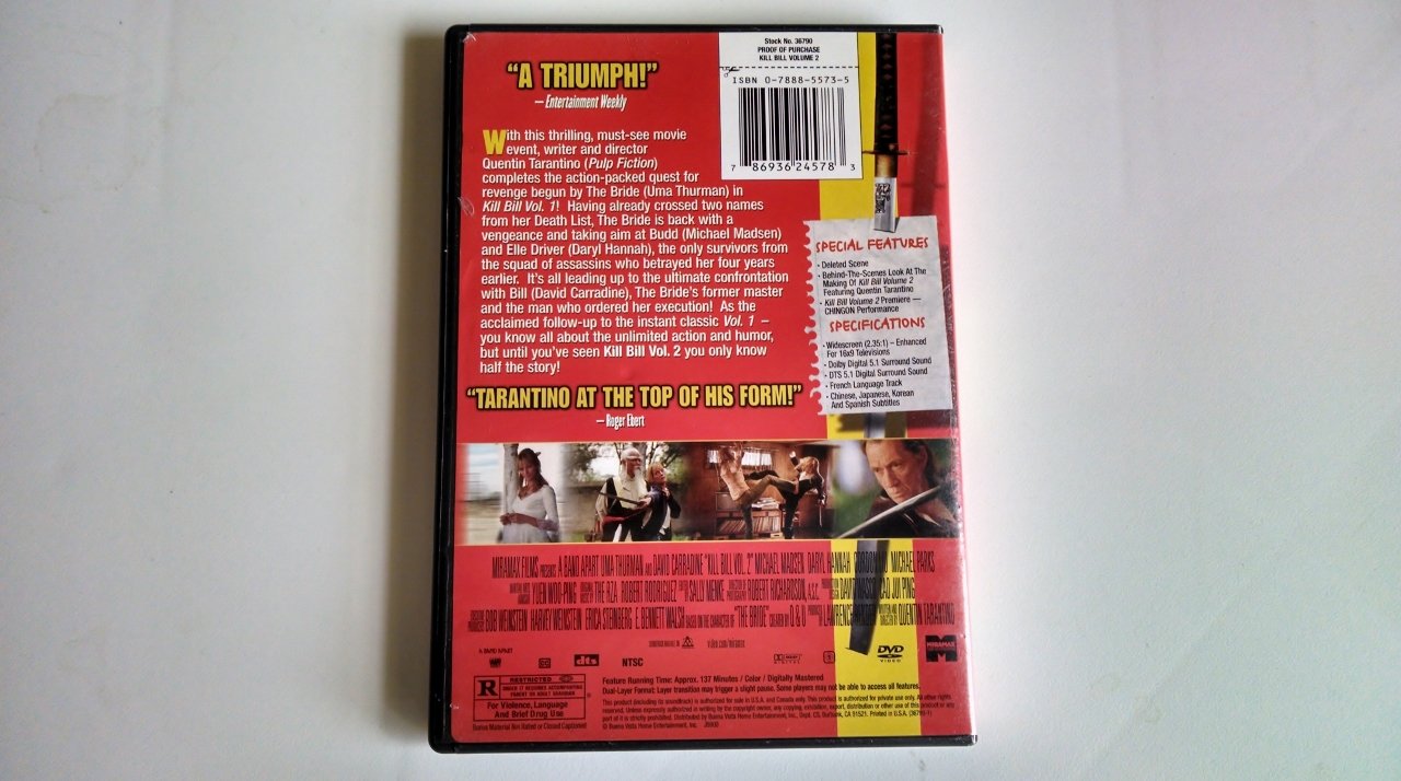 Kill Bill, Vol. 2 [DVD]