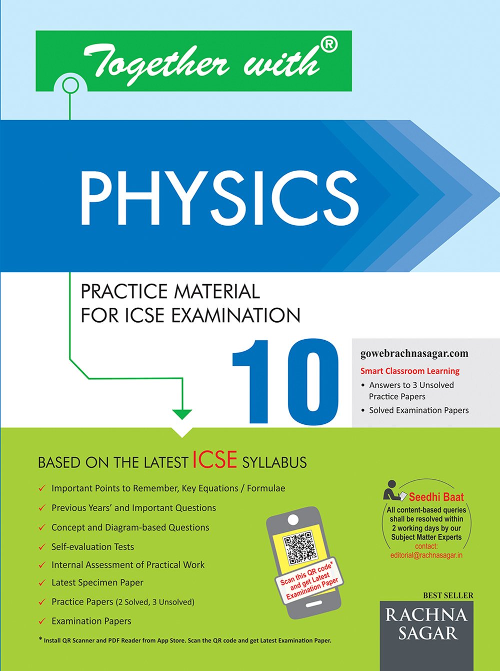 Together with Physics for ICSE Students Class-X used book depot