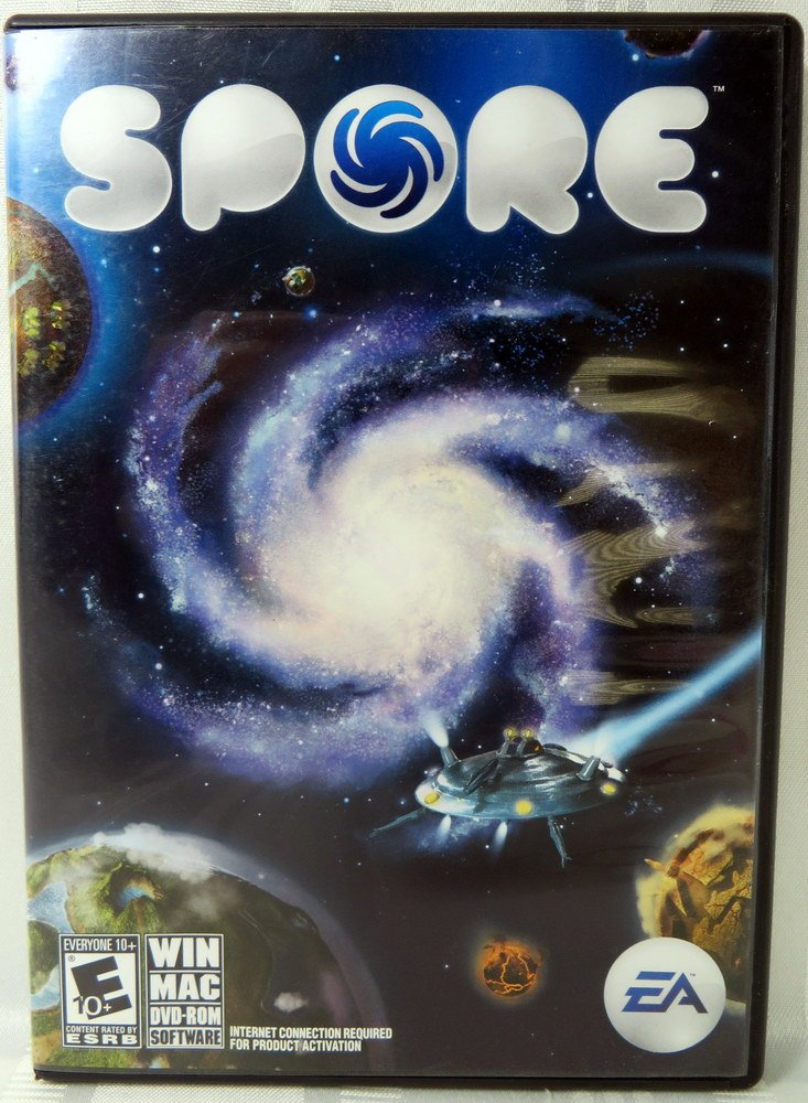 Spore EA 2008 Electronic Arts Original WIN MAC DVD-ROM Software Computer Game