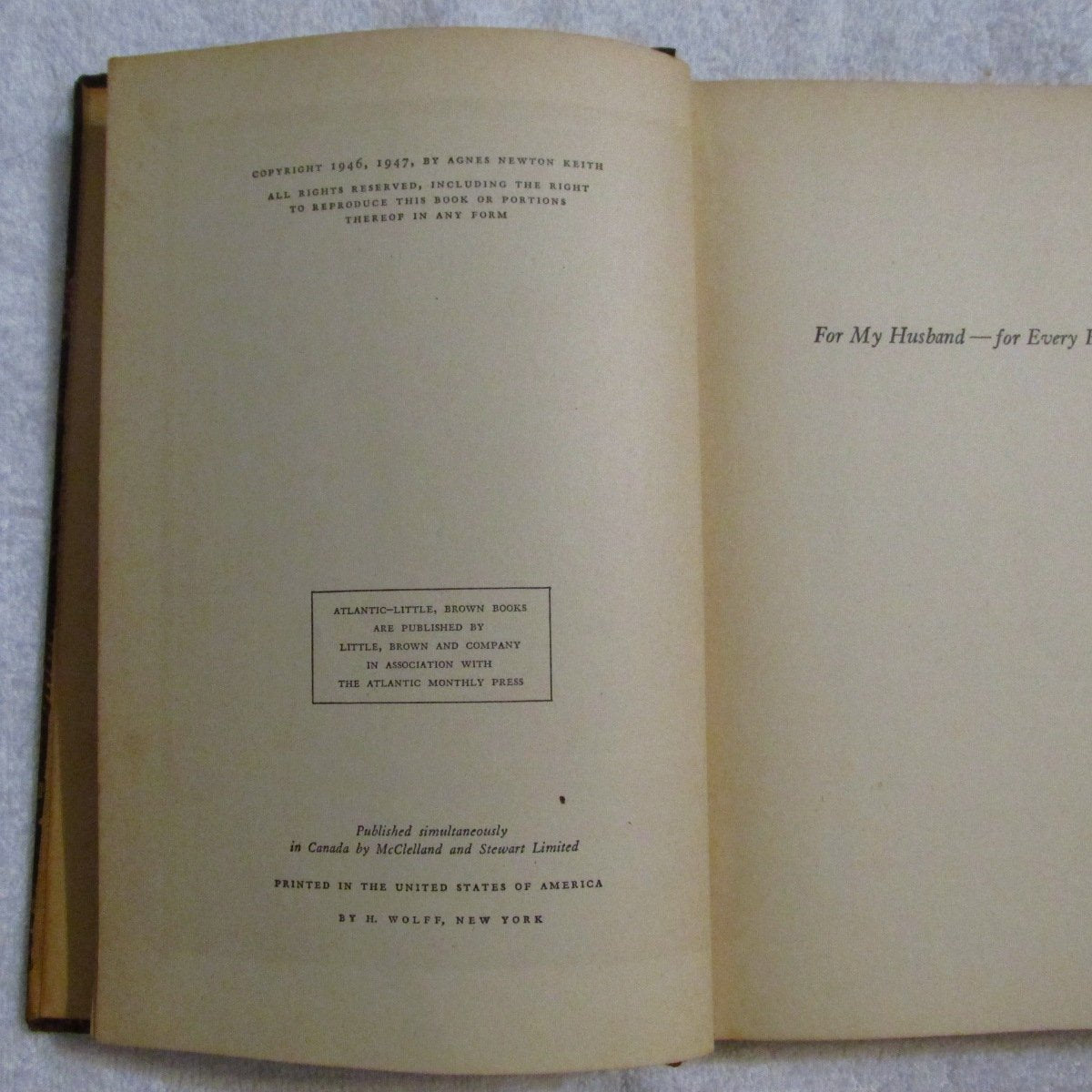 Three Came Home used book depot