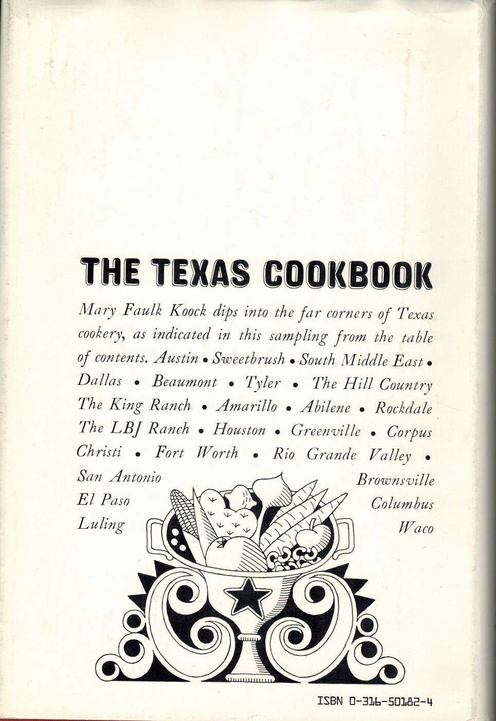 The Texas Cookbook used book depot