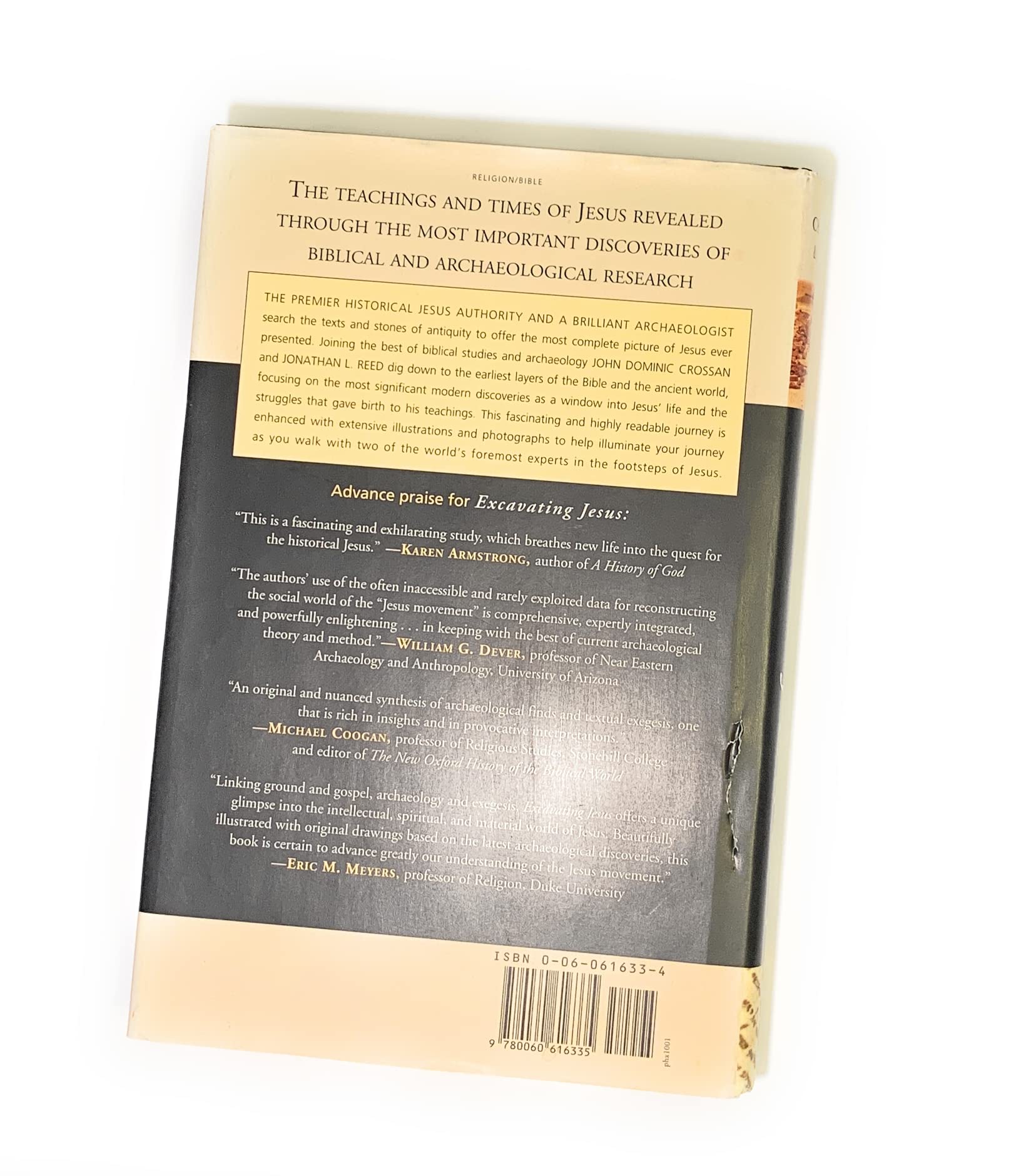 Excavating Jesus: Beneath the Stones, Behind the Texts used book depot