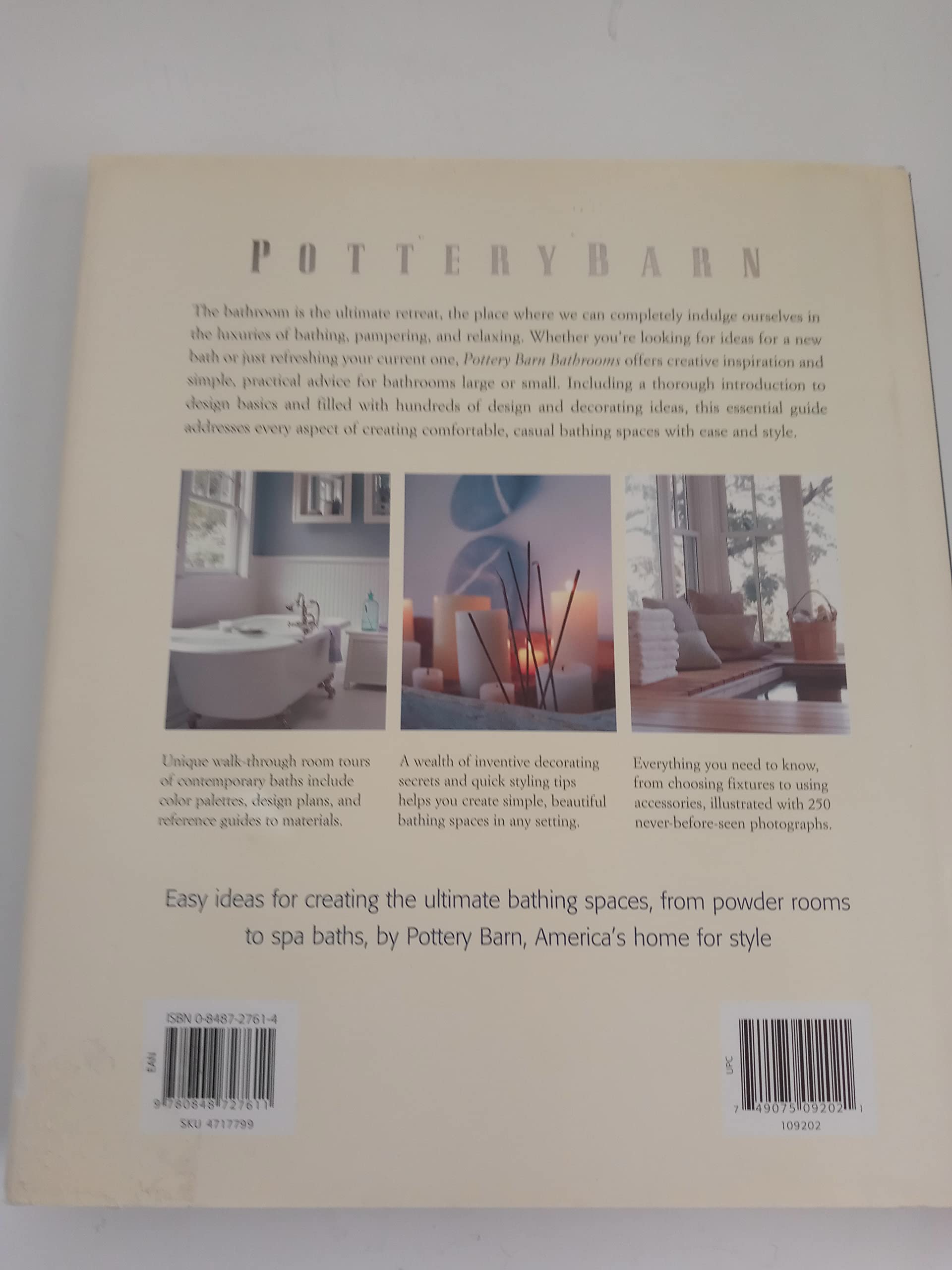 Pottery Barn Bathrooms used book depot