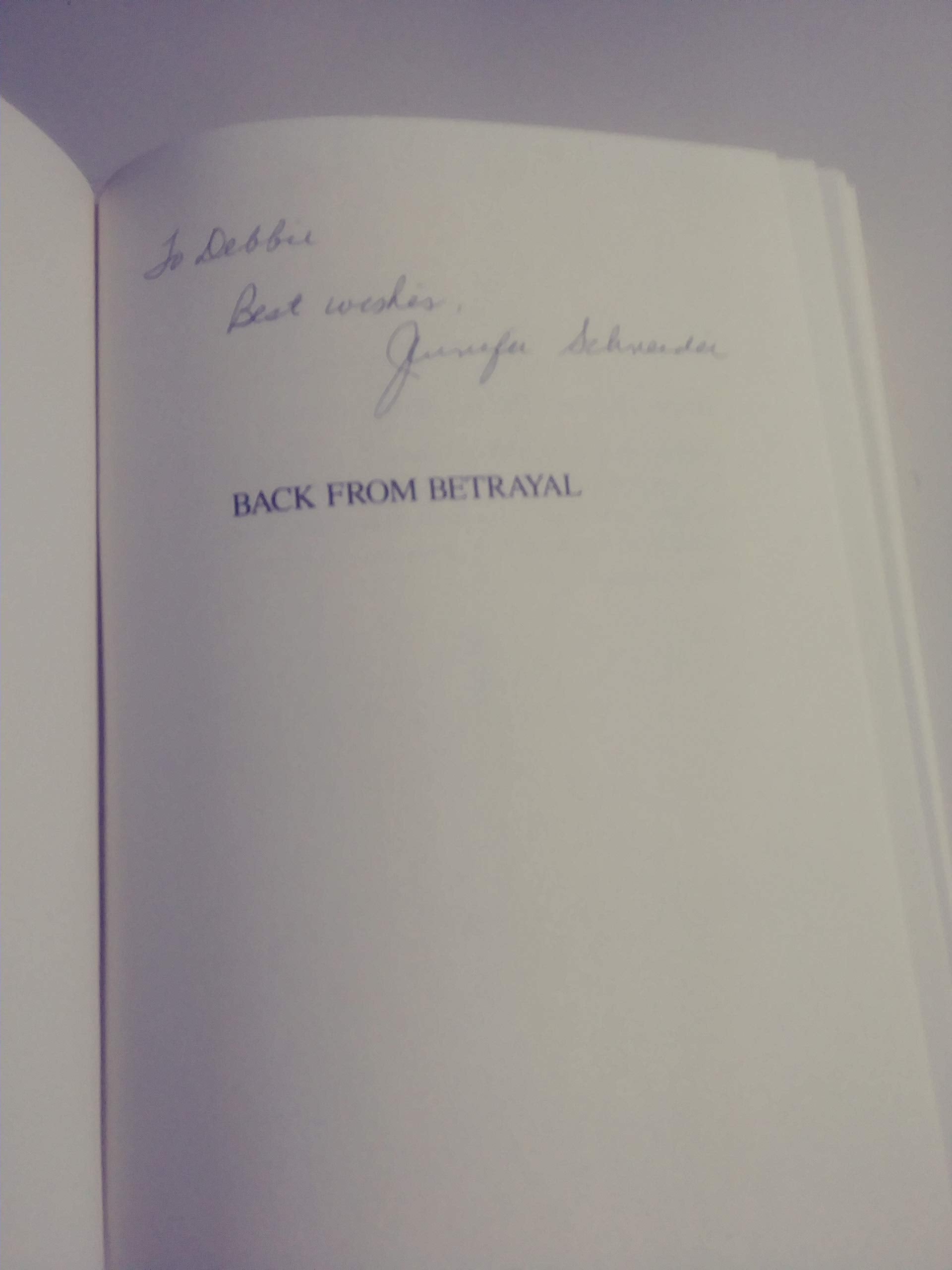 Back from Betrayal: Recovering from His Affairs used book depot