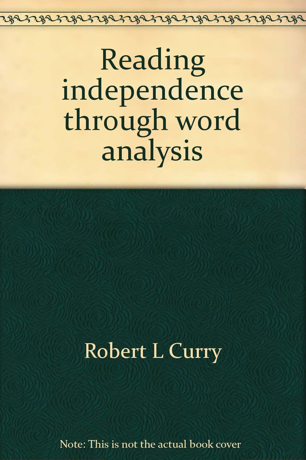 Reading independence through word analysis;: A pre-test and manual for improving word analysis skills (The Merrill reading series) used book depot