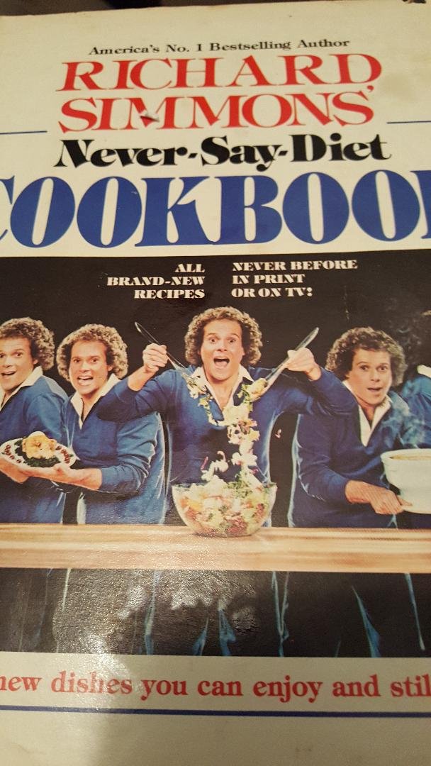 Richard Simmons' Never-Say-Diet Cookbook used book depot