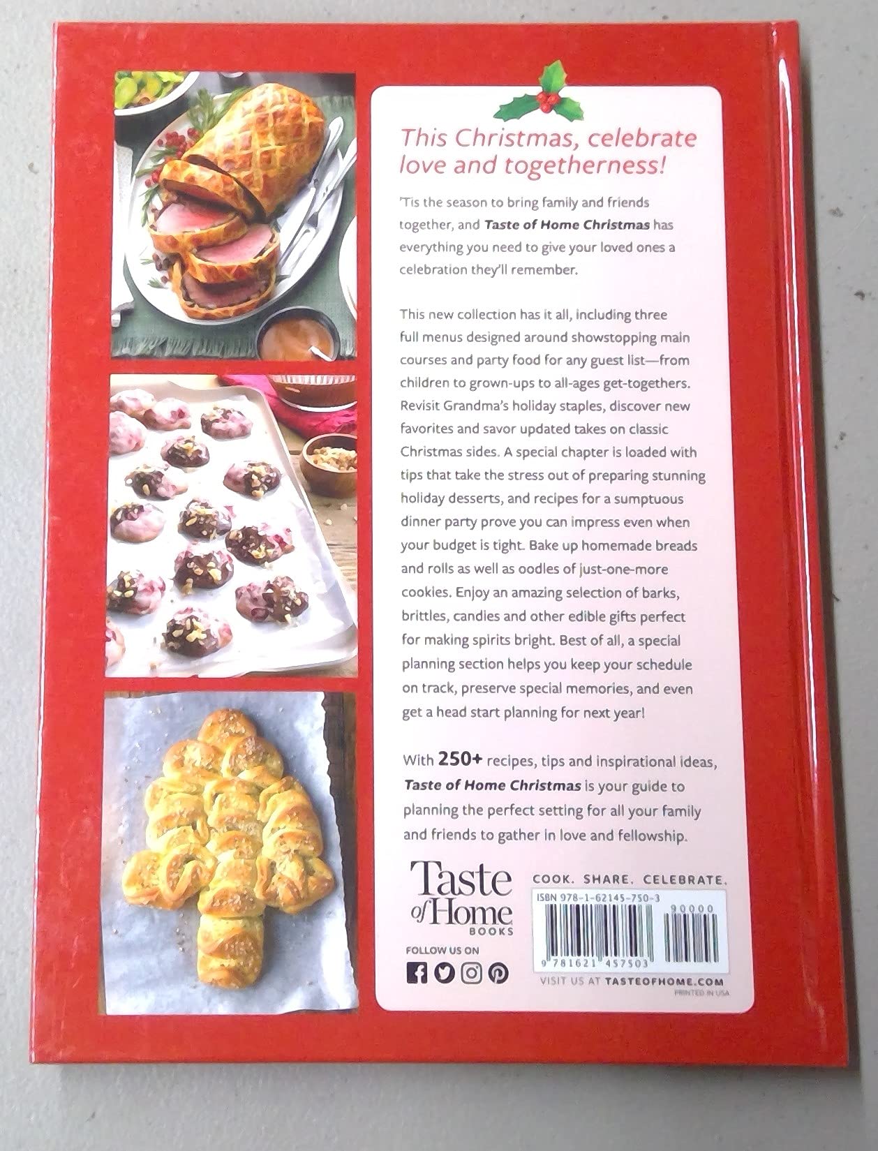 Taste of Home Christmas 2021 used book depot