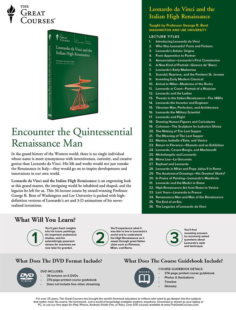 Leonardo da Vinci and the Italian High Renaissance used book depot