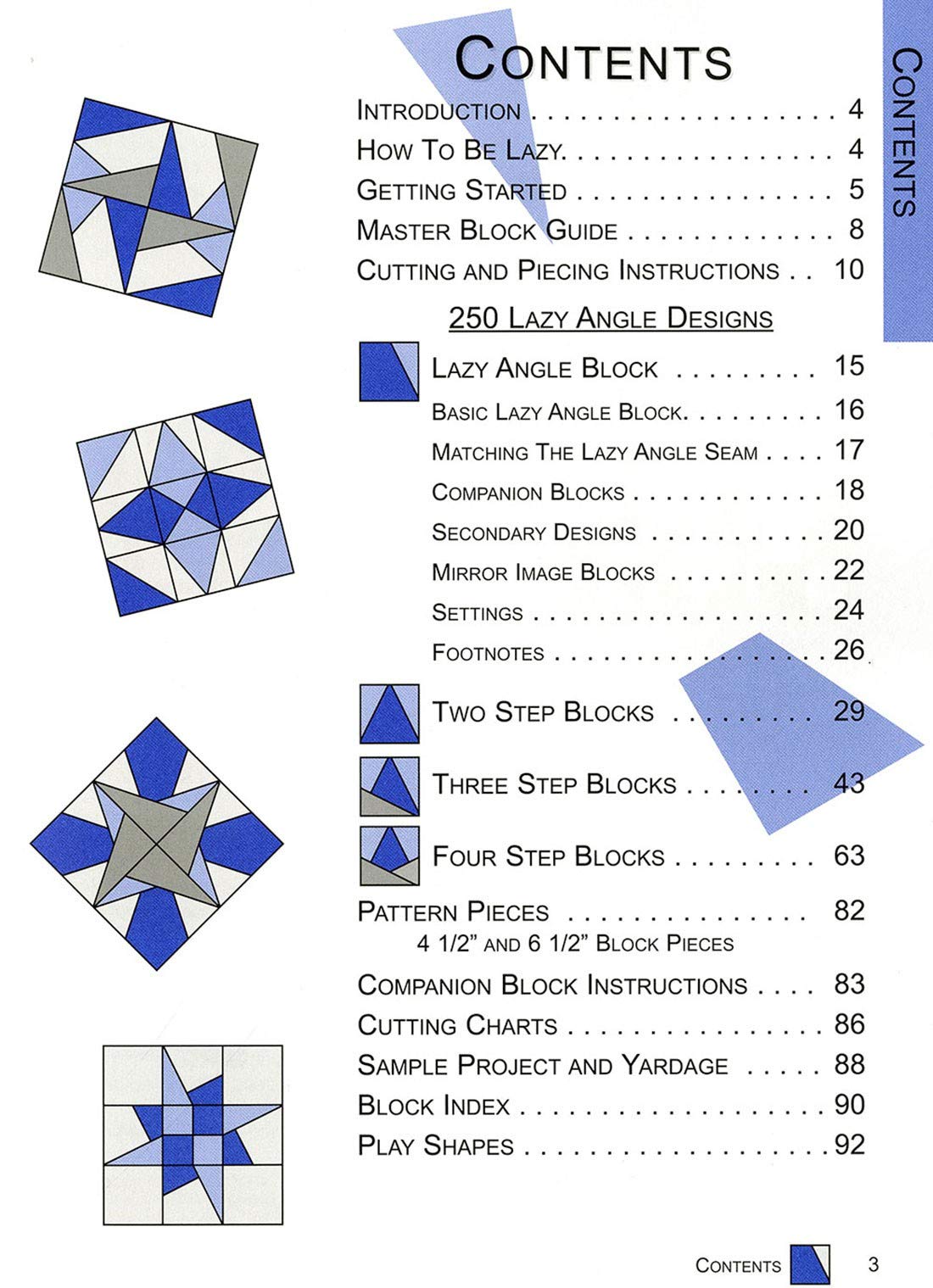 Lazy and Lovin' it: Step By Step Guide to 250 Lazy Angle Blocks