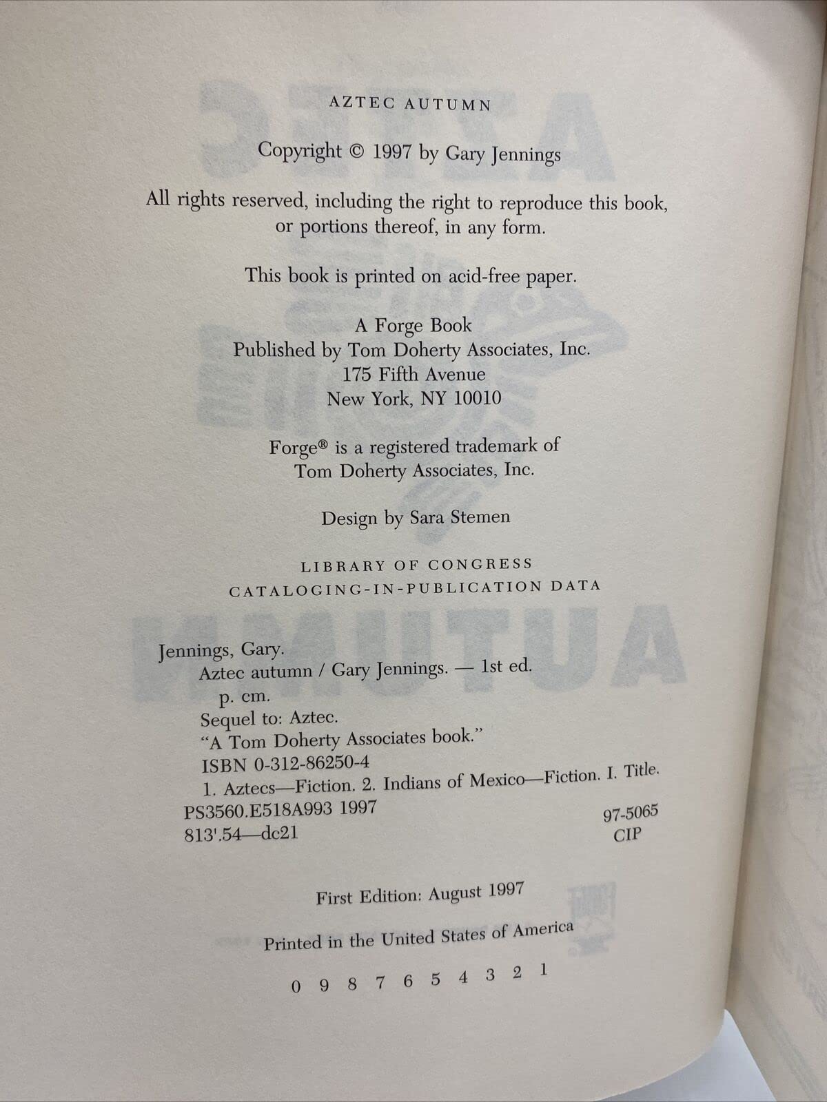 Aztec Autumn used book depot