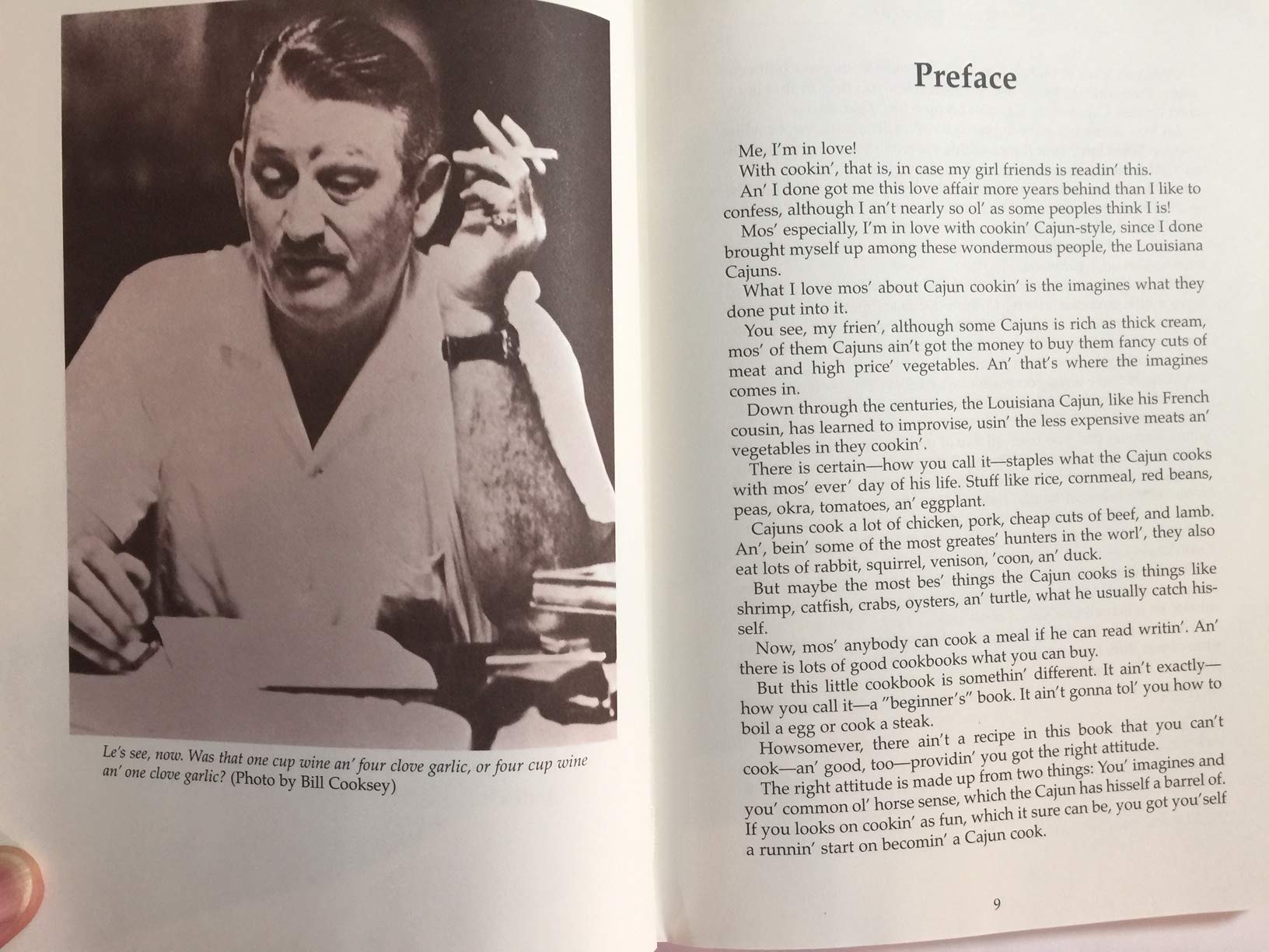 Justin Wilson Looking Back: A Cajun Cookbook