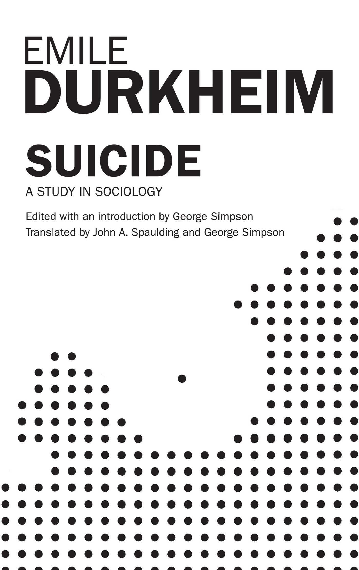 Suicide: A Study In Sociology used book depot