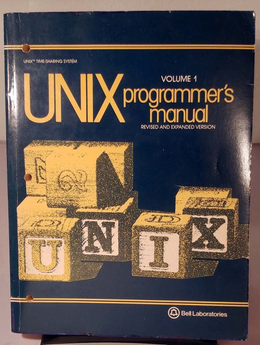 UNIX time-sharing system: UNIX programmer's manual used book depot
