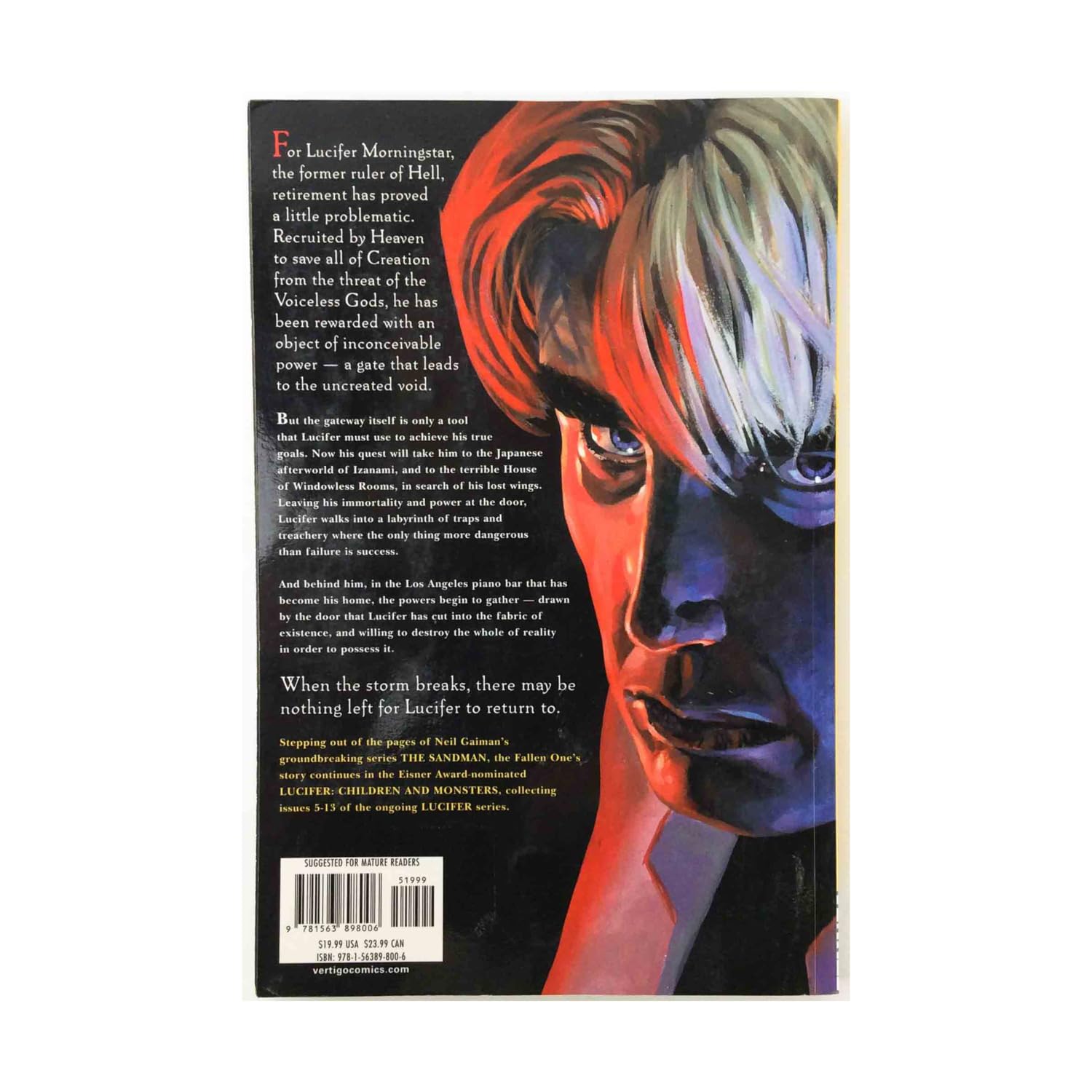 Lucifer Vol. 2: Children and Monsters used book depot