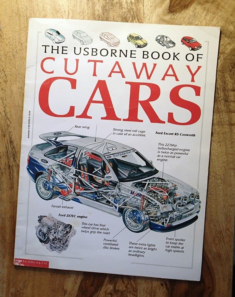 The Usborne Book of Cutaway Cars used book depot