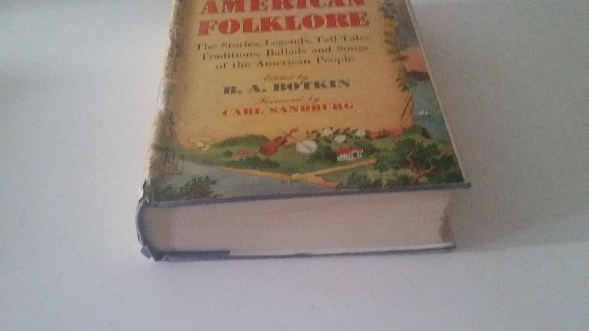 A Treasury of American Folklore used book depot