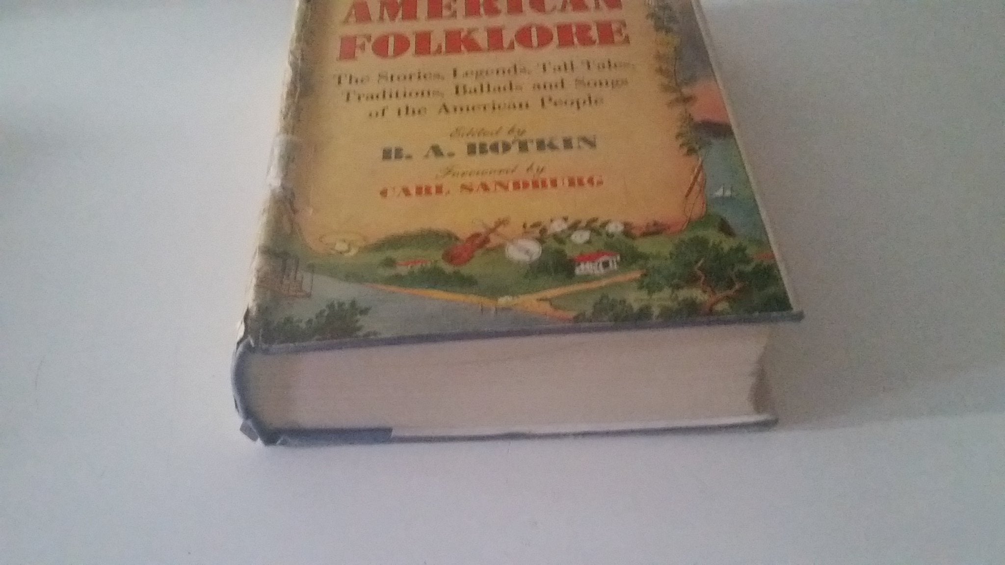 A Treasury of American Folklore used book depot