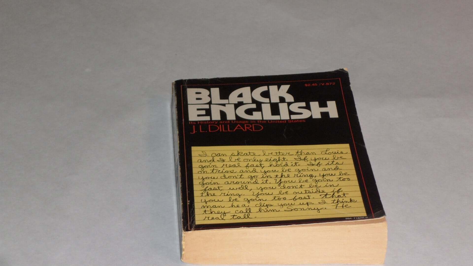 Black English used book depot