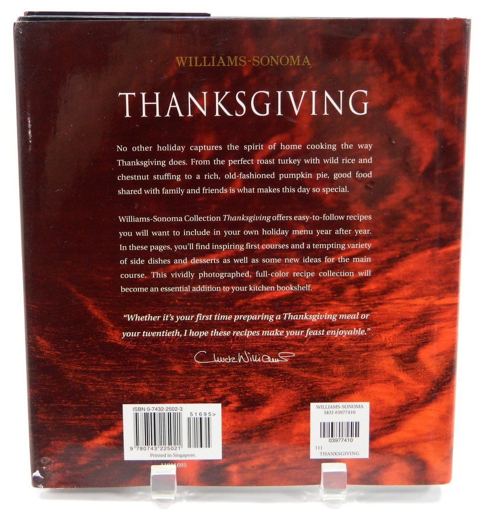 Williams-Sonoma Collection: Thanksgiving used book depot