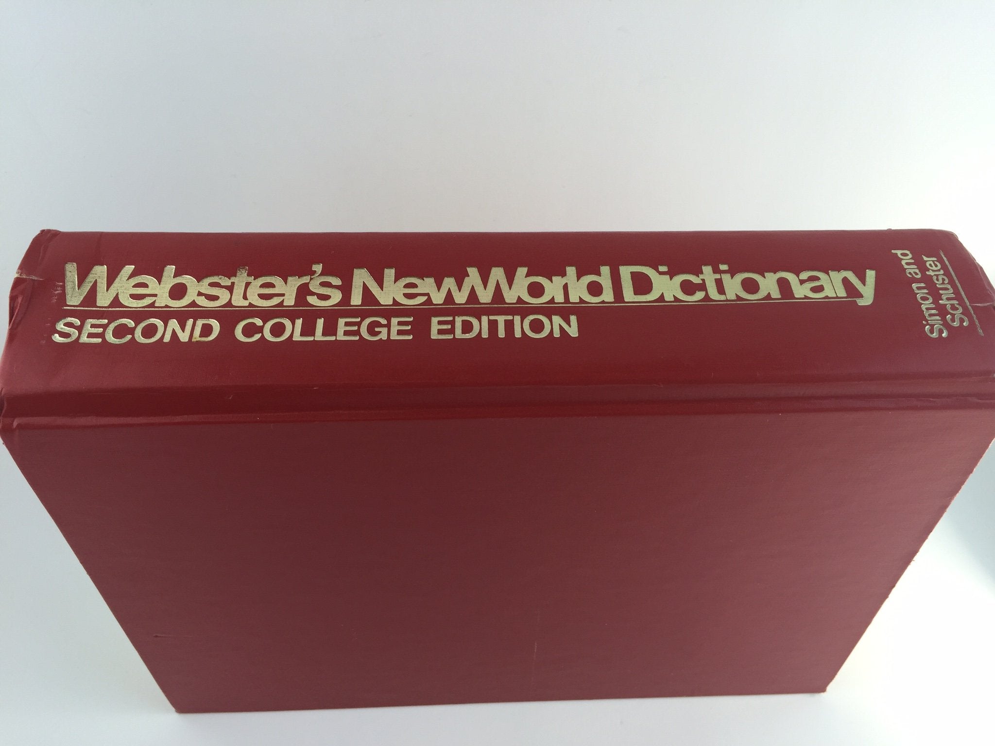 Webster's New World Dictionary and Thesaurus, 2nd Edition used book depot